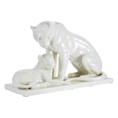 Скульптура «Львица с львенком» Веуег & Воск, Фолькштедт, Германия После 1931 г