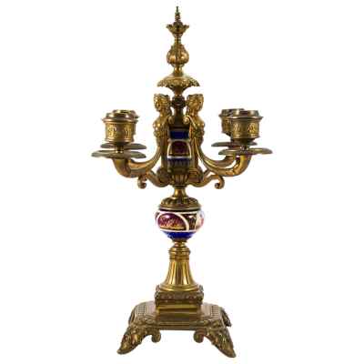 Парные канделябры, Европа, бронза Европа Конец XIX века