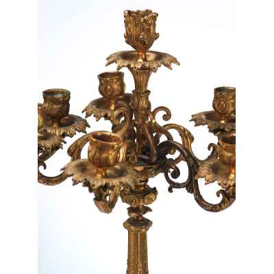 Парные канделябры в стиле эклектики Европа Третья четверть XIX века