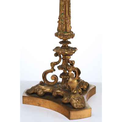 Парные канделябры в стиле эклектики Европа Третья четверть XIX века