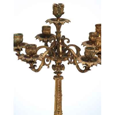 Парные канделябры в стиле эклектики Европа Третья четверть XIX века