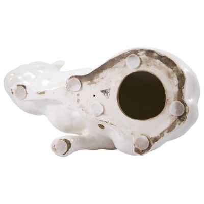 Скульптура Модерн Белая кошка фабр. А. Фёрстера (Busch & Ludescher) Австрия 1906-08 гг Н-21 см. фабрика А. Фёрстера, Австрия 1906-1908 гг