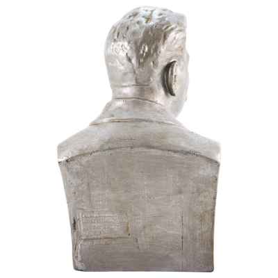 Скульптура «Бюст Сталина» СССР, завод Гжель 1938
