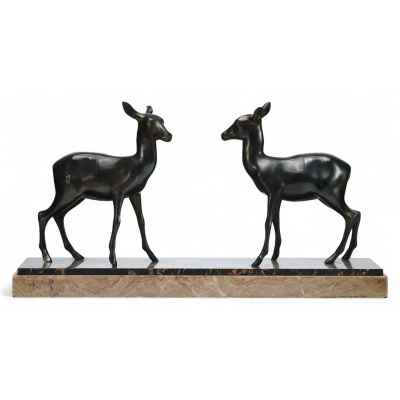 Скульптура « Олени» Европа 1920-1930-гг