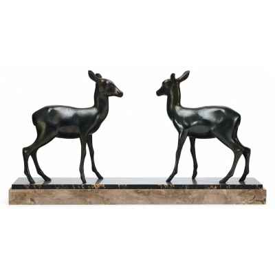 Скульптура « Олени» Европа 1920-1930-гг