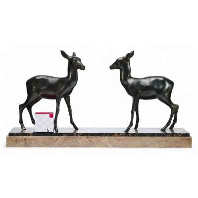 Скульптура « Олени» Европа 1920-1930-гг