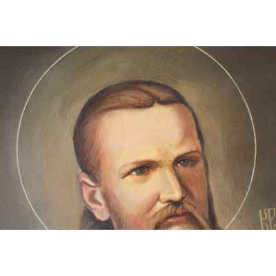 Портрет праведного Иоанна Кронштадского  конец ХХ века