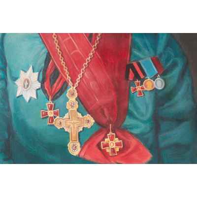 Портрет праведного Иоанна Кронштадского  конец ХХ века