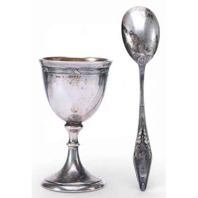 Набор подставка и ложечка для яйца  