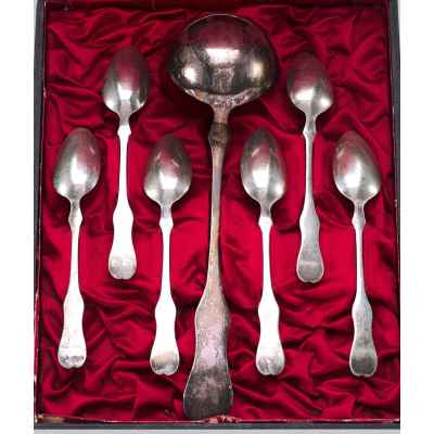 Набор суповых приборов- 1872-1922 года  