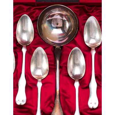 Набор суповых приборов- 1872-1922 года  