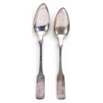 Парные чайнные ложки Германия 1860-1870-е гг