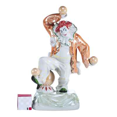 клоун, г. Вербилки г. Вербилки, Россия Исполнитель: Дмитровский фарфоровый завод 1960-70-гг