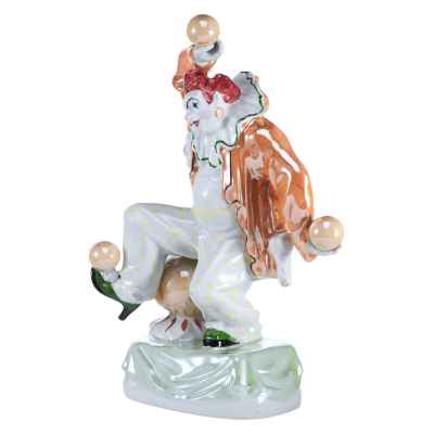 клоун, г. Вербилки г. Вербилки, Россия Исполнитель: Дмитровский фарфоровый завод 1960-70-гг