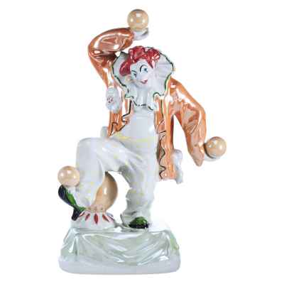 клоун, г. Вербилки г. Вербилки, Россия Исполнитель: Дмитровский фарфоровый завод 1960-70-гг