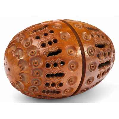 Яйцо пасхальное из светлого матового стекла.  конец XIX-начало ХХ вв