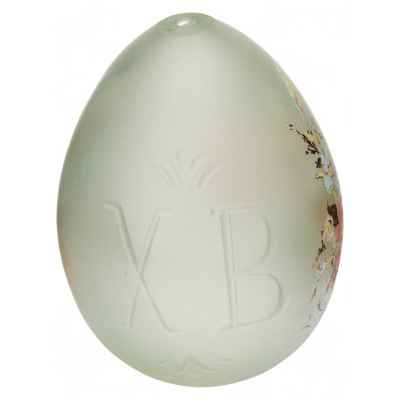 Яйцо пасхальное деревянное с резьбой  Начало XX века