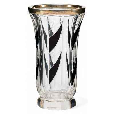 Ваза в стиле Ар Деко с росписью и серебром. Вена, Австрия 1920-гг