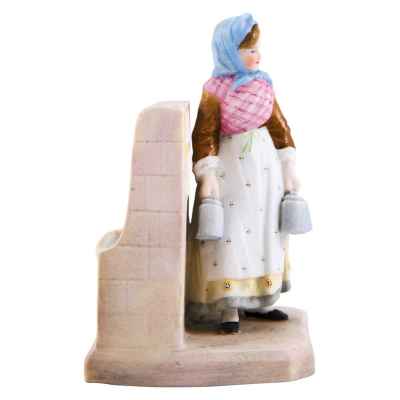 Скульптура-спичечница «Молочница» Австрия Последняя четверть XIX века