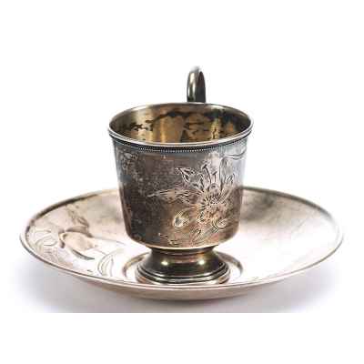 Чайная пара для холодных напитков, Москва Москва 1899-1908 гг