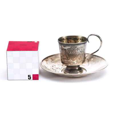 Чайная пара для холодных напитков, Москва Москва 1899-1908 гг