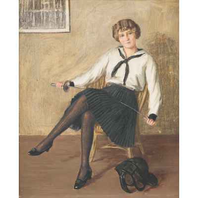 Юная фехтовальщица Германия 1930 гг