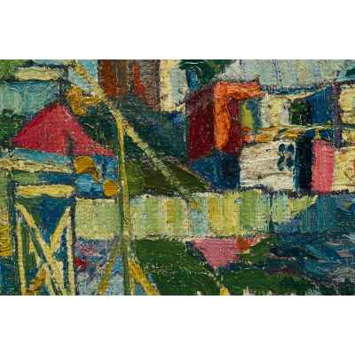 Картина Городок  1910-1920- гг