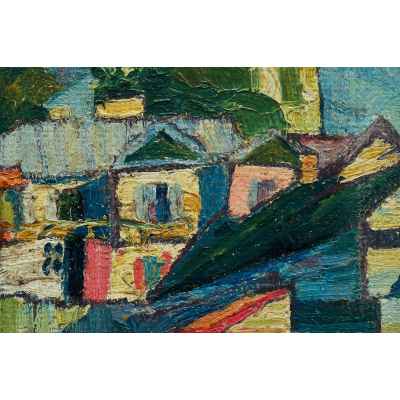 Картина Городок  1910-1920- гг