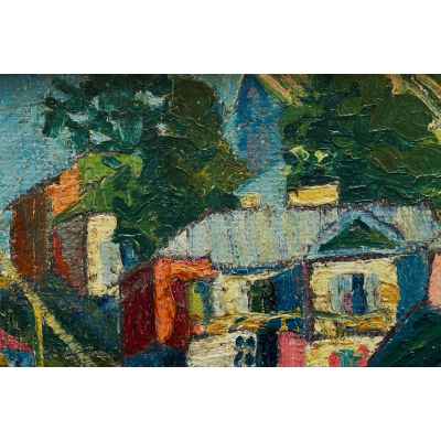 Картина Городок  1910-1920- гг