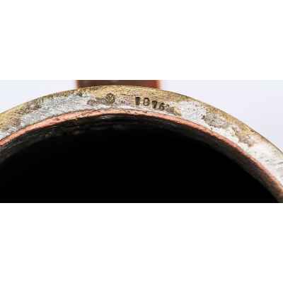 Мерка с ручками Иван Батуев Пермь 1/4 ведра, медь 1876 г.  Н-19,8 см. Пермь 1876