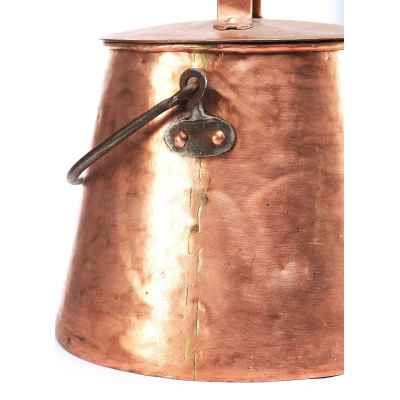 Медная емкость с крышкой Братья Злоказовы Екатеринбург 1904 г. Торговый дом “Братья Злоказовы” 1904