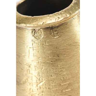 Мерка с ручкой Ф. Сан-Галли 1/200 ведра латунь РИ 1911 г. Н-5,1 см. Санкт Петербург 1911