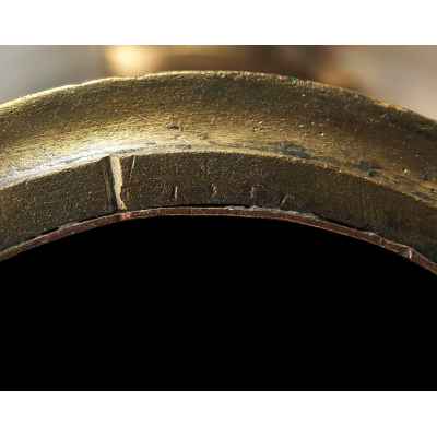 Мерное ведро Шапошниковых, латунь РИ 1880 г. Москва 1880