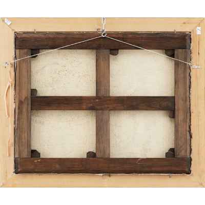 Натюрморт с бутылкой,чашкой и фруктами Россия 1930 гг