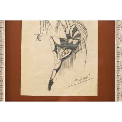 Эскиз костюма Россия 1925