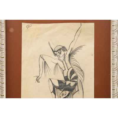 Эскиз костюма Россия 1925