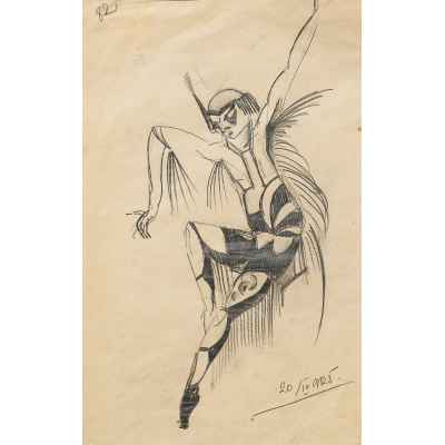 Эскиз костюма Россия 1925