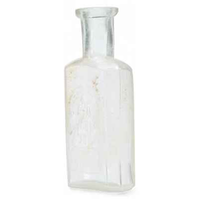 Пузырек для святого масла с изображением Симеона Верхотурского.  конец ХІХ-начало ХХ вв