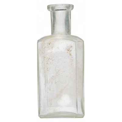 Пузырек для святого масла с изображением Симеона Верхотурского.  конец ХІХ-начало ХХ вв