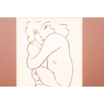 Анри Матисс литография Ню ок. 1930-35 гг 24,5x20 см.  около 1930-35 гг