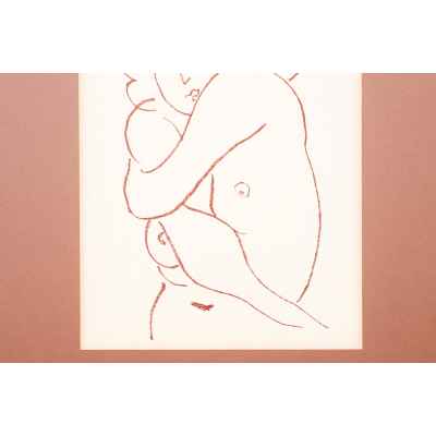 Анри Матисс литография Ню ок. 1930-35 гг 24,5x20 см.  около 1930-35 гг