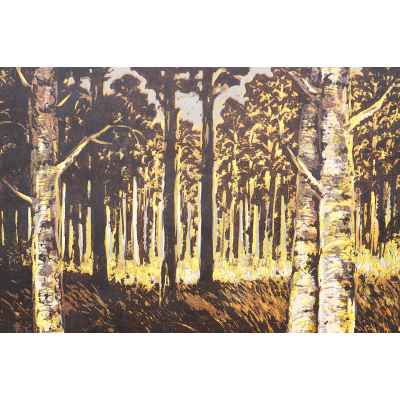 Новиченко В. А. линогравюра Лето 1983 г. 56x46 см.  1983