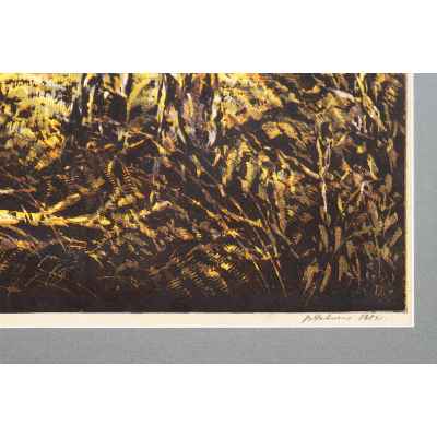 Новиченко В. А. линогравюра Лето 1983 г. 56x46 см.  1983