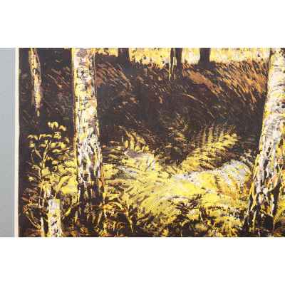 Новиченко В. А. линогравюра Лето 1983 г. 56x46 см.  1983