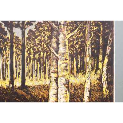 Новиченко В. А. линогравюра Лето 1983 г. 56x46 см.  1983