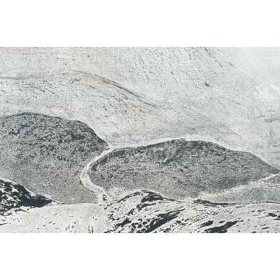 Новиченко В. А. офорт Горная дорога в уральский город 1966 г. 47x62 см.  1966