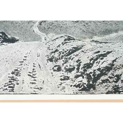 Новиченко В. А. офорт Горная дорога в уральский город 1966 г. 47x62 см.  1966