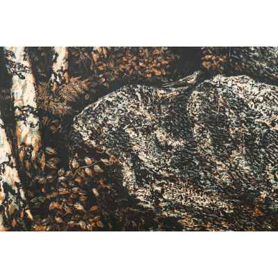 Новиченко В. А. офорт Раздолье 1964 г. 43x51 см.  1964