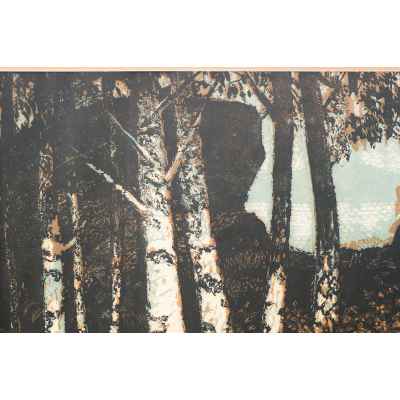 Новиченко В. А. офорт Раздолье 1964 г. 43x51 см.  1964