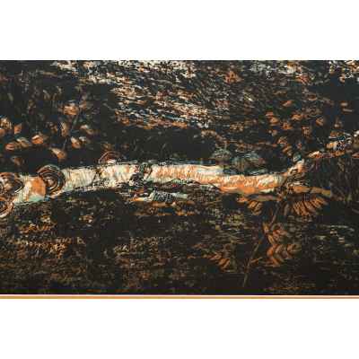 Новиченко В. А. офорт Раздолье 1964 г. 43x51 см.  1964